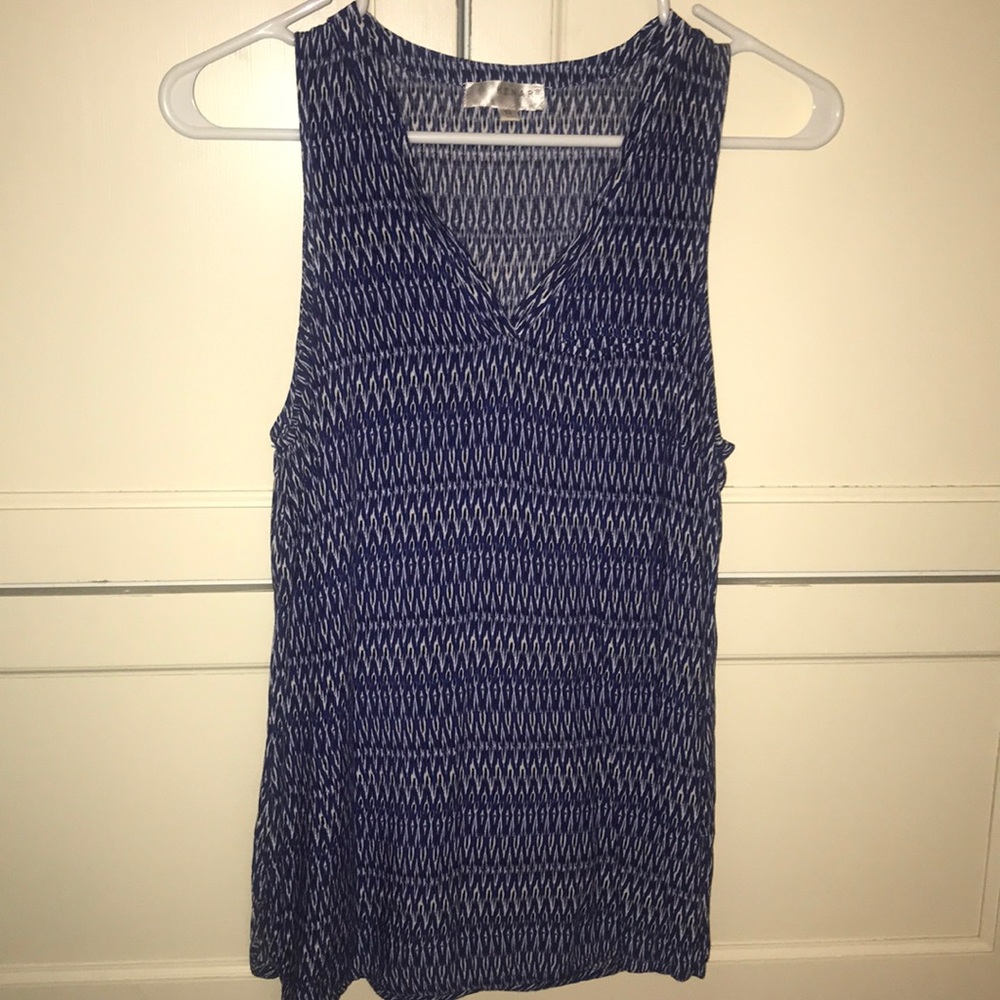 Kenar blue printed tank top